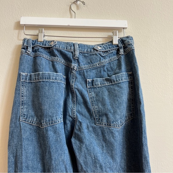 FREE PEOPLE Luca Super Slouch Jean in Alabaster Blue 30 - Picture 6 of 7